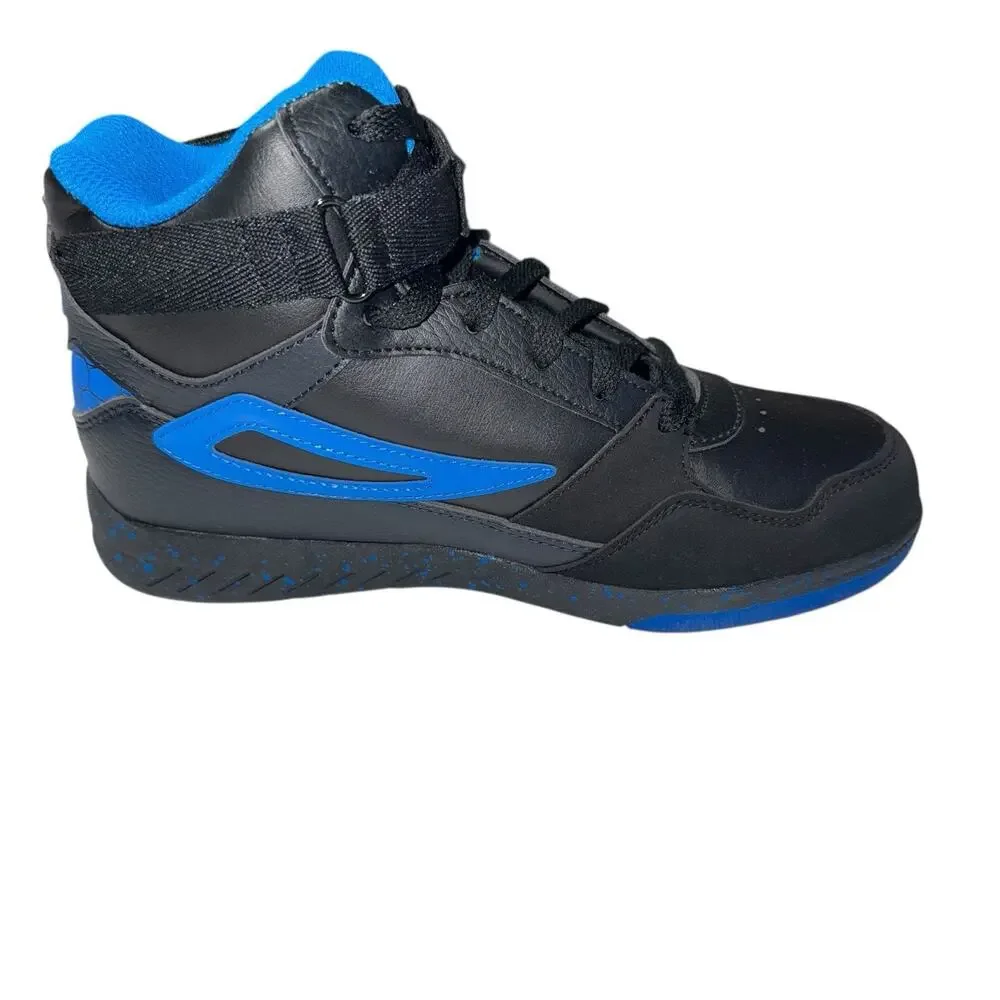 FILA MULTIVERSE Black and Blue Youth Strap shoes SZ/ 5.5